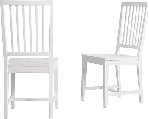 Miniatura 11 de Vienna Sillas de comedor de madera, juego de 2, 17.50 pulgadas de ancho x 21.60 pulgadas de profundidad x 38.50 pulgadas de alto, capacidad de peso