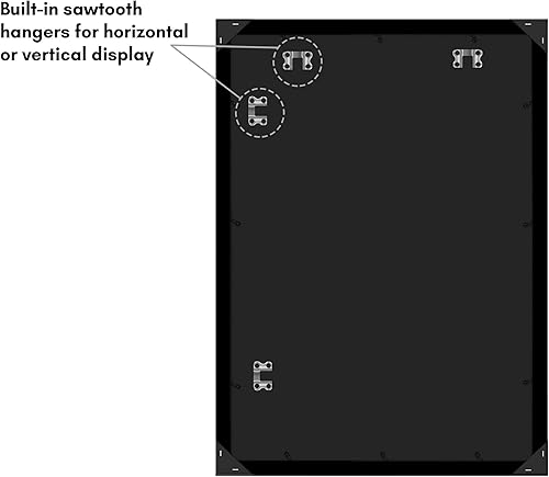 Miniatura 5 de Americanflat Epic Collection - Marco para póster de 24 x 34 pulgadas con plexiglás pulido, uso como marco de 20 x 30 pulgadas con paspartú o marco