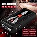 MEGAWISE 1500A Peak 16800mAh Car Battery Jump Starter Booster (up to 7L Gas or 5L Diesel Engines), 12V Portable Power with Dual USB Outputs & Flashlight 2023 Upgraded Extremely Safe