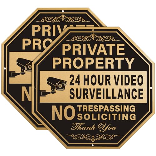 Panneau No Trespassing Hicarer pour protéger votre jardin, cour fermée et clôture résidentielle