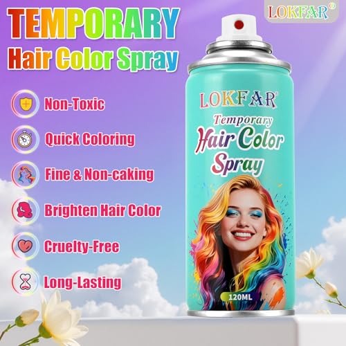Red Hair Spray Temporary Hair Color Spray para cabello rojo miniatura 5