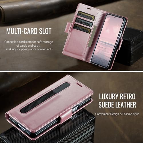 Coque Samsung Z Fold 7 Charnière Protégée Or Rose Solide - 6