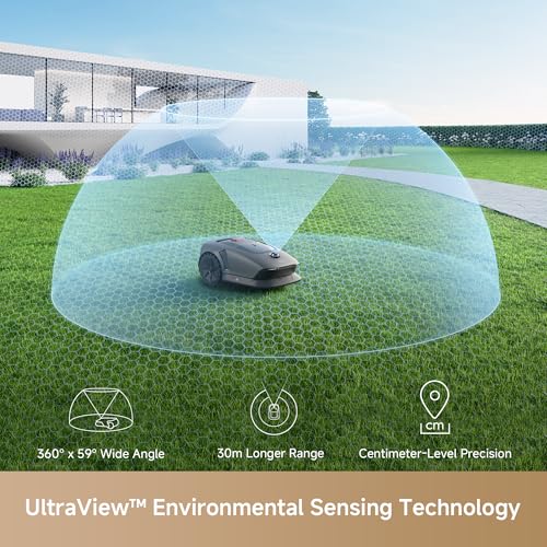 MOVA 600 Robotic Lawn Mower, UltraView Wire-Free Setup and Accurate Mapping Up to 600m², Smart Obstacle Avoidance, App Control, U-Shaped Cutting, Quiet Operation, Safety Alerts - Image 4