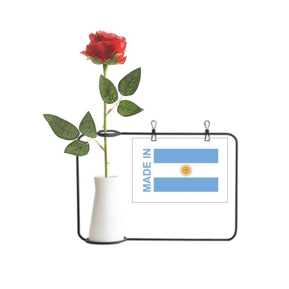 Fleurs artificielles à suspendre avec bouteille vase Country Love Argentine