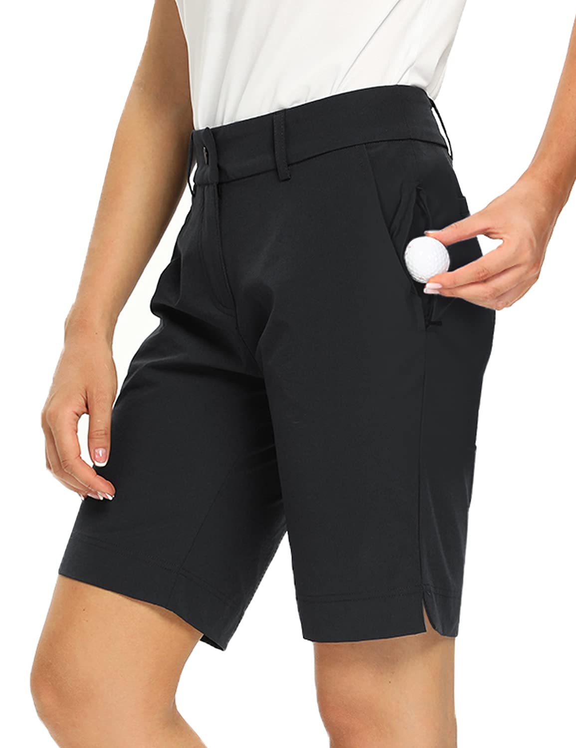 Amazon.com: Hiverlay Womens Golf Shorts UPF 50+ Qucik Dry Bermuda