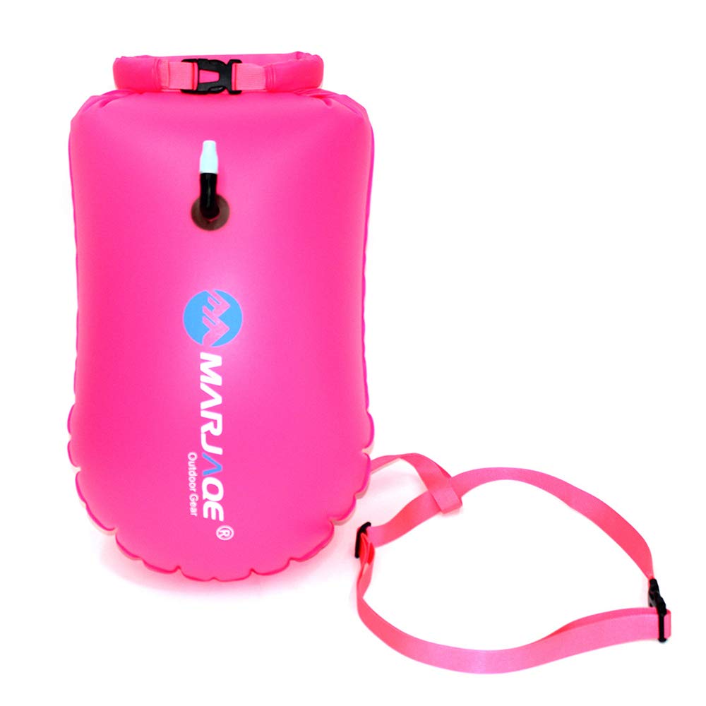 Schwimmboje Für Freiwasserschwimmer - Gut Sichtbarer Sicherheitsschwimmer Mit Packsack