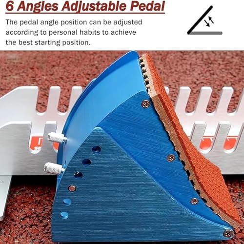 Bloc de départ d'athlétisme avec angles réglables pour piste en cendres - 4