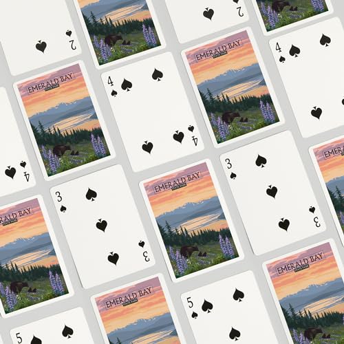 Naipes Lantern Press Lake Tahoe Poker 52 cartas miniatura 4