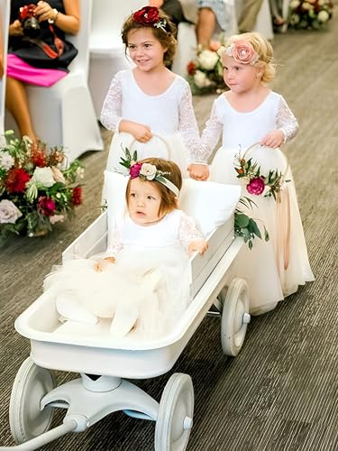 Image of 2Bunnies Girl Peony Lace Back A-Line Straight Tutu Tulle Party Flower Girl Dress