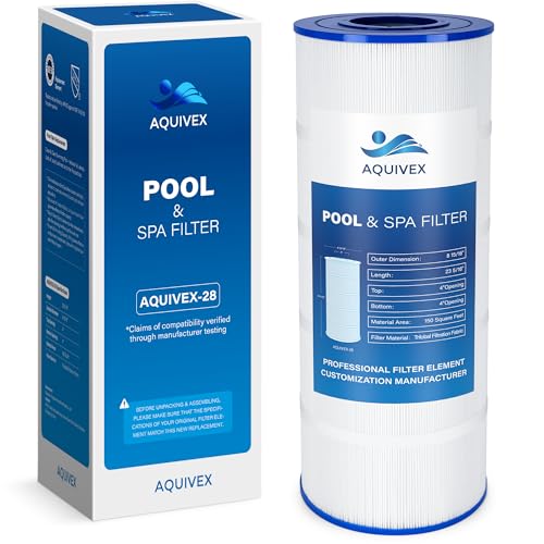AQUIVEX CS150 Jandy Pool Filter Cartridge Compatible with Jandy CS Series 150 CS150 R0462300 Pleatco PJANCS150 Filbur FC-0822 FC-1273 Unicel C-8414 1 Pack