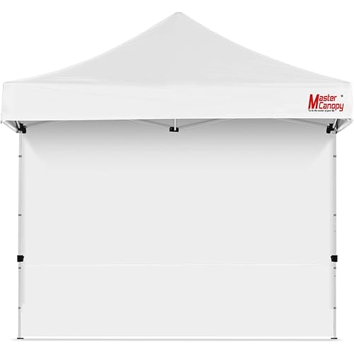 MASTERCANOPY Instant Canopy Tent Sidewall for 10x10 Pop Up Canopy, 1 Piece, White