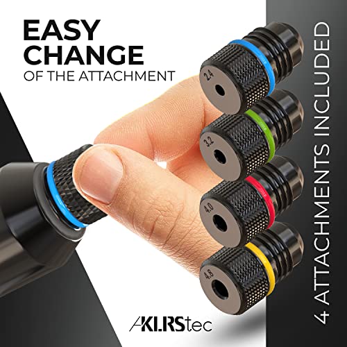 KLRStec® Professional Rivet Gun Kit incl. 120 Pop Rivets and 4 HSS Drills - High Quality Pop Rivet Tool Kit for Processing Pop Rivets 3 KLRStec® Professional Rivet Gun Kit incl. 120 Pop Rivets and 4 HSS Drills - High Quality Pop Rivet Tool Kit for Processing Pop Rivets - Image 3