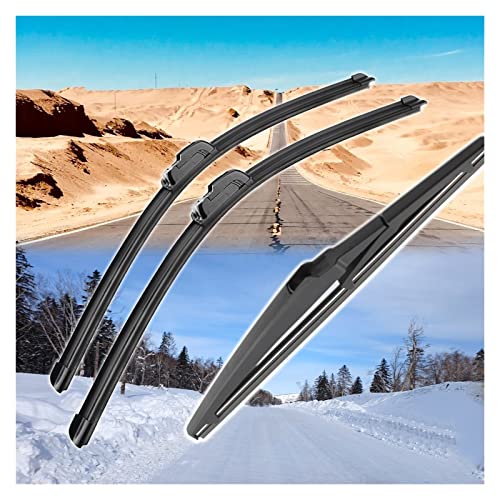 Balais d'essuie-glace Matrix 2003-2008 en kit complet 3 pièces robuste - 3