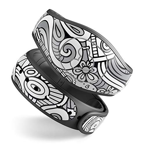 Design Skinz Hippie Dippie Doodles Premium Vinyl Decal Wrap Cover Compatible with The Disney MagicBand 2 (Fits Magic Band 2.0 Compatible with Disney Parks)