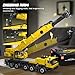Mould King 17073 Engineering Truck Construction Set, Remote Control LTM 1110 Crane Building Block (3218 Pieces), Assembly STEM Heavy-Duty Car Brick Toys with Motors for Adult