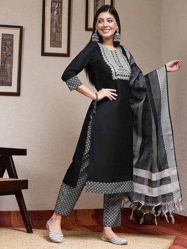Image of Sanisa Women's Rayon Kurta Set