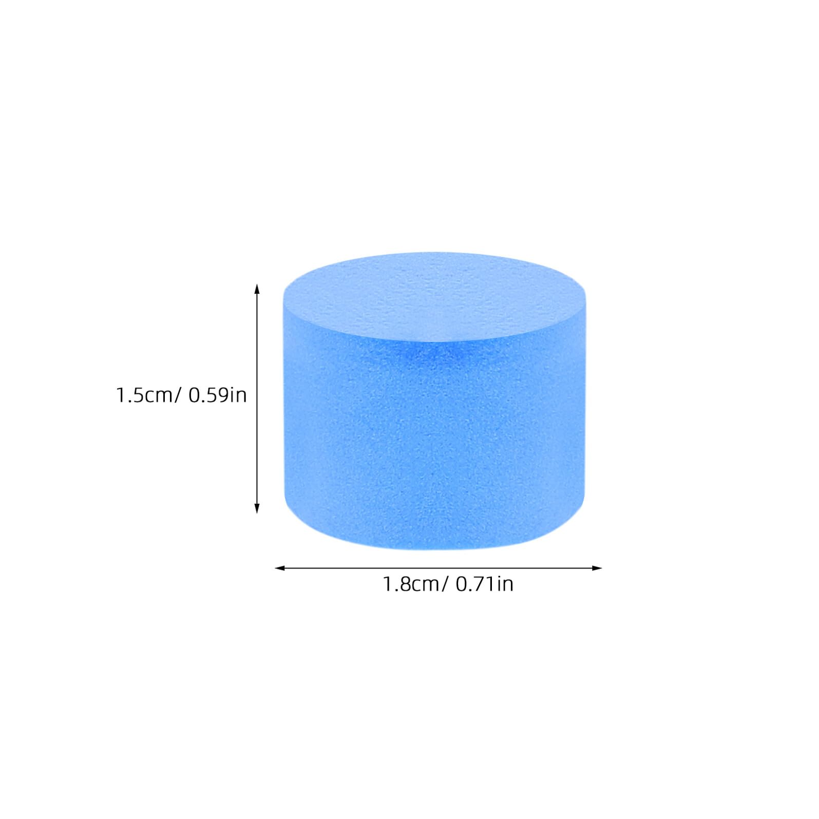 5 Esponjas de Espuma Azules para Tubos de Laboratorio, Suministros para Nidos de Insectos Ambiente Cómodo y Fácil de Usar en Aprendizaje Naturaleza