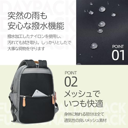 PAOIXEEL 2層構造 14ポケット リュック の商品画像 2