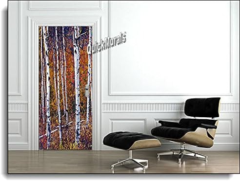 Miniatura 2 de Despegar y pegar 36 pulgadas de ancho x 84 pulgadas de alto mural instantáneo 3D impreso en lienzo autoadhesivo. Removeable y reutilizable (mural de