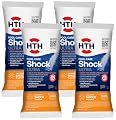 HTH 52039 Swimming Pool Care Shock Ultra, Swimming Pool Chemical, Cal Hypo Formula (4 Pack)