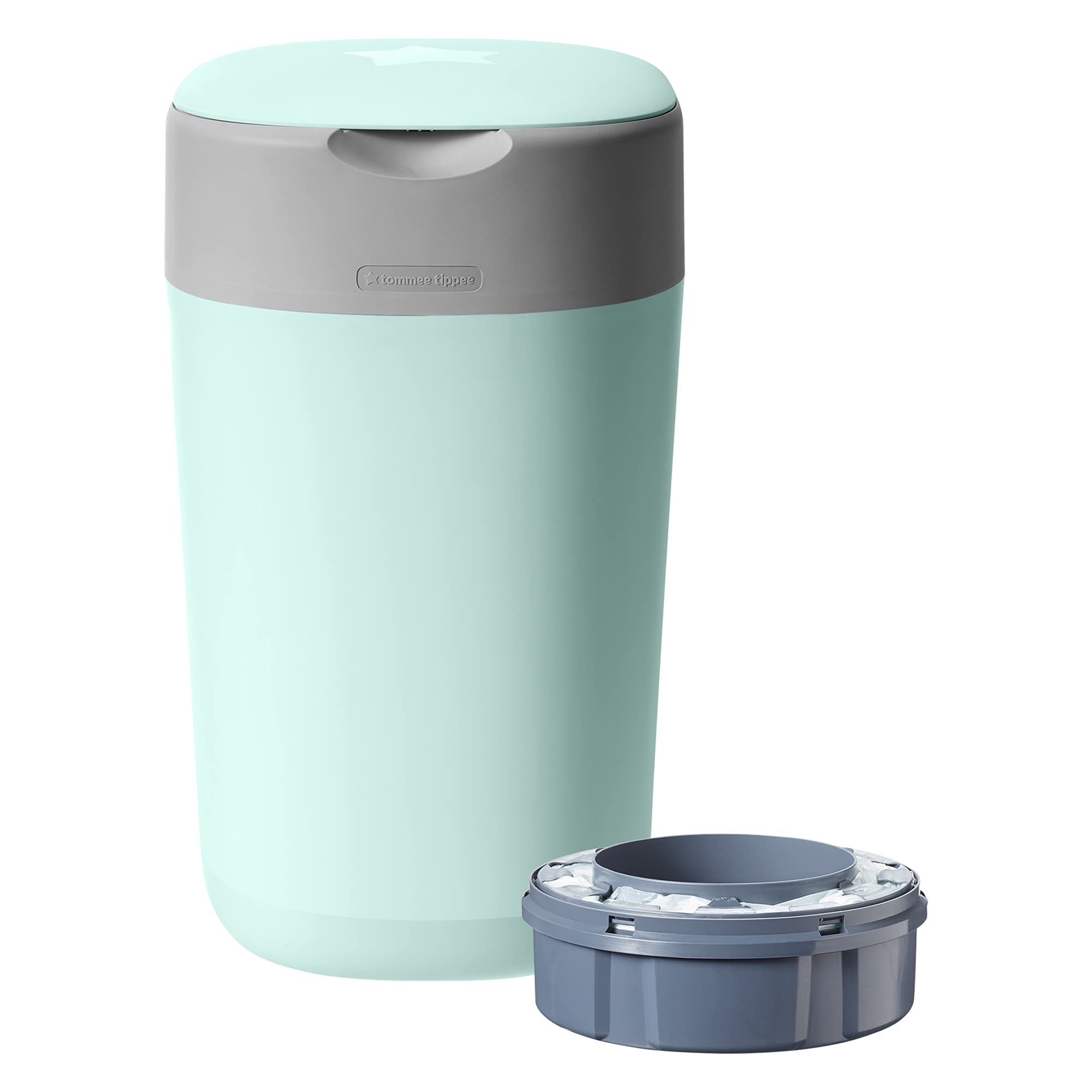 Tommee Tippee Mangiapannolini Twist And Click, Il Sistema Ecologico, Contiene 1 Ricarica Con Pellicola Greenfilm, Verde