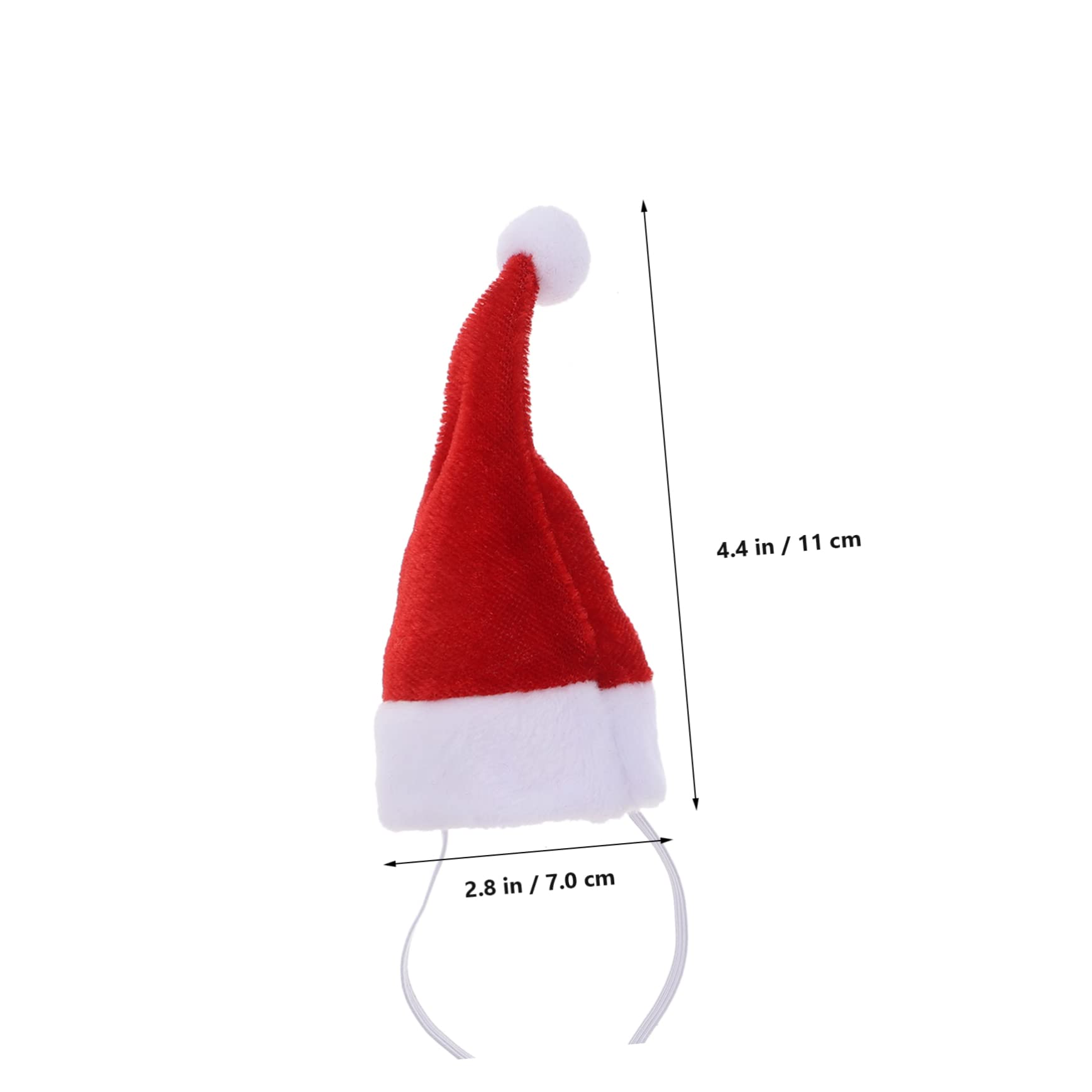 12 Stuks Kerst Huisdier Kip Hoed Sjaal Set, Mini Kerstmuts Verstelbare Bandjes Dierenhoed voor Kip Eend Hamster Cavia Papegaai Kerst Cosplay Kostuum