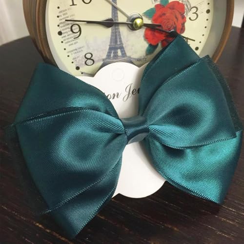 Image of Teal Double Face Satin Ribbon 1 inch X 50 Yards Spool Bright Colors Very Suitable for Weddings Gift Package Wrapping Dancer Wand Sewing Party Hair Bow Invitation Decorations and More