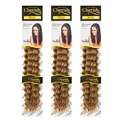 Mèches deep twist Cherish 55 cm couleur 27 pour un volume bohème parfait en vacances