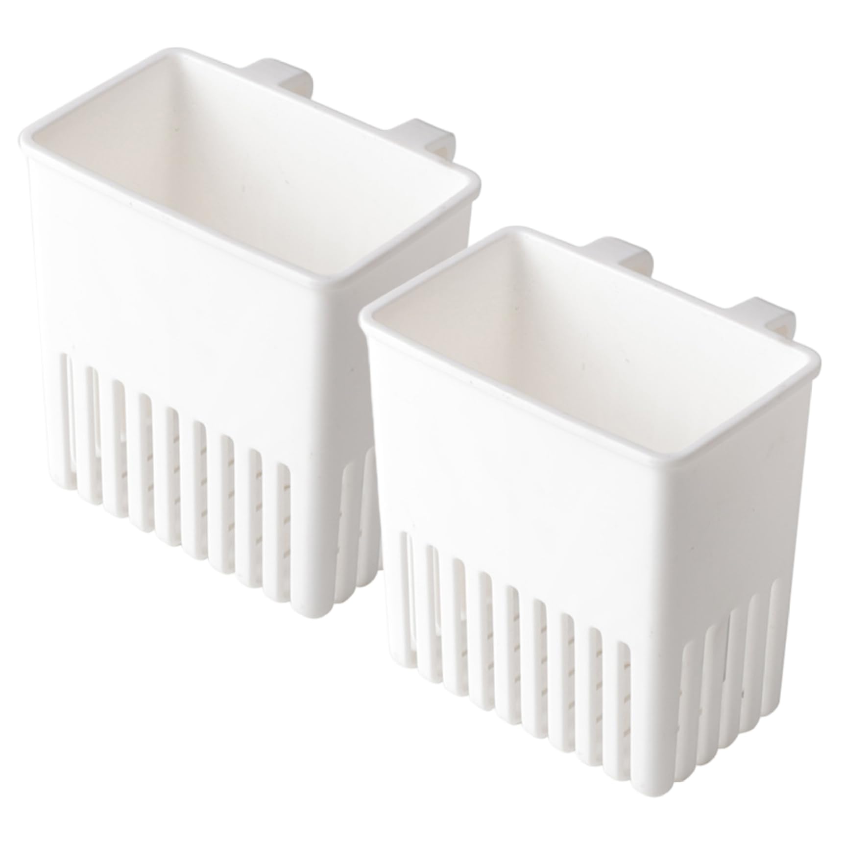 2 estantes de secado de plástico Sil, cesta de cubiertos que ahorra espacio con hoo, nizador de cocina para cuchara, cuchillo, tenedor, fácil secado y Sto Solut