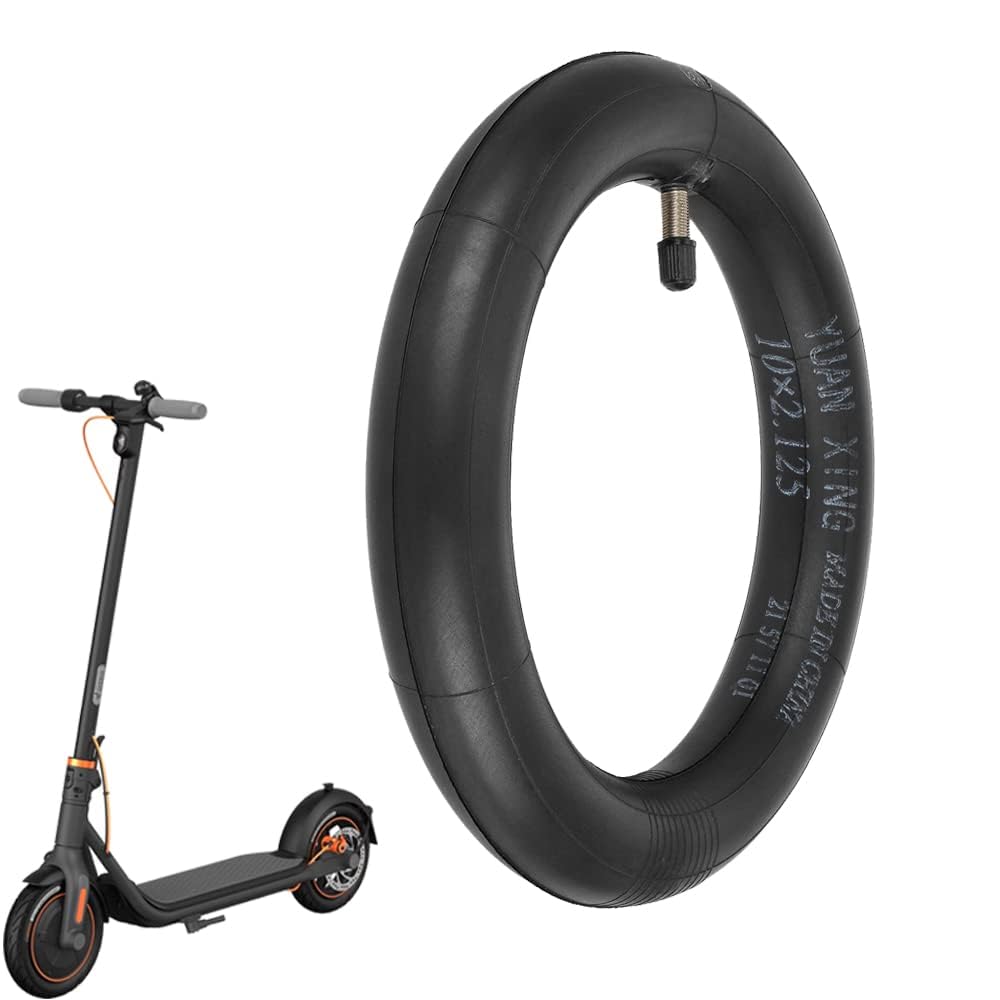 CERFFOOL 10 x 2.125 inch outdoor tyre and inner tube for Segway Ninebot F20 F25 F30 F40 replacement wheel for electric scooters accessories (1 x inner tube)