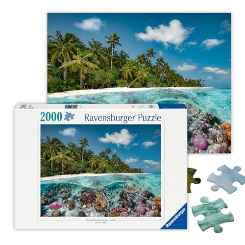 Ravensburger Puzzle 17441 EIN Tauchgang auf den Malediven - 2000 Teile...