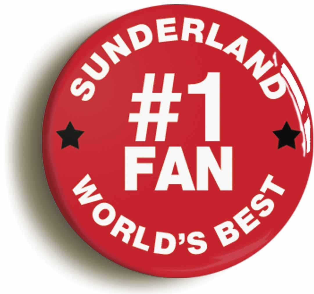 Sunderland #1 Fan Fridge Magnet (Circular 2inch / 50mm Diameter)