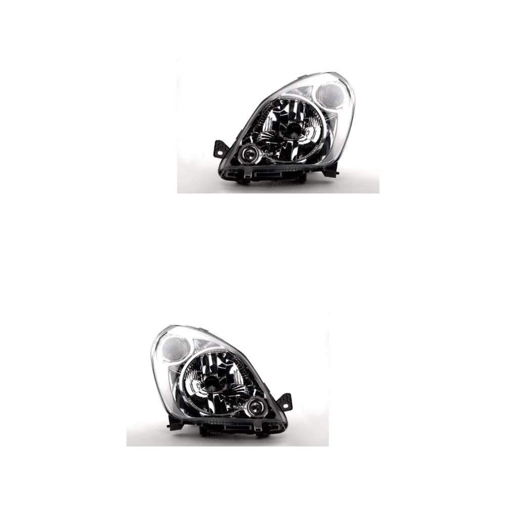 Juego de faros delanteros izquierdo y derecho, halógenos H4 con bombilla para modelo Splash EX