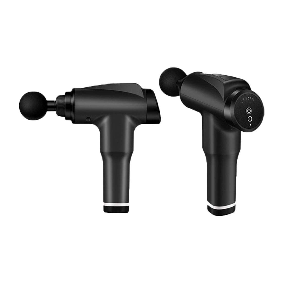Cabezales de Masaje Pistola con cancelación Opcional sin escobillas reemplazables Touch indicador de Ruido de Pantallas de visualización Held Mini,Black