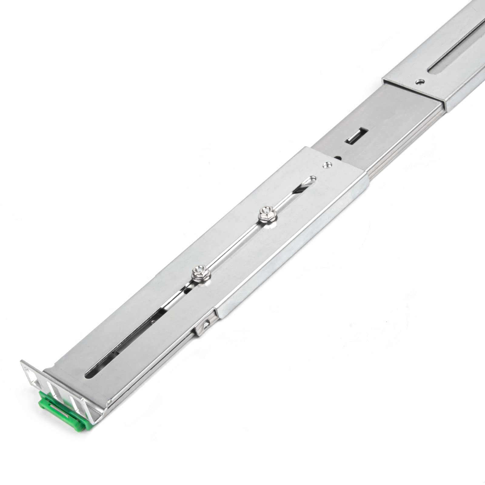 Silverstone SST-RMS07-20 - Kit de Rails coulissants à roulement à Billes de Haute qualité pour châssis de Montage en Rack, Prise en Charge des châssis de 430mm de Large (1U + 2U), jusqu'à 40 kg