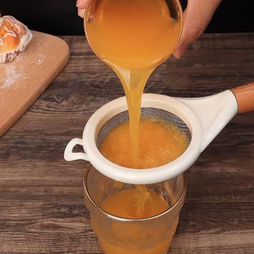 Image of PERMAFROST Small Fine Mesh Tea Strainer (Pack of 2) - Stainless Steel Double Mesh Chai Chalni for Tea, Juice, Milk & Flour | Kitchen Channi for Chai Patti, Cocktail, Ghee & Powder Sifting