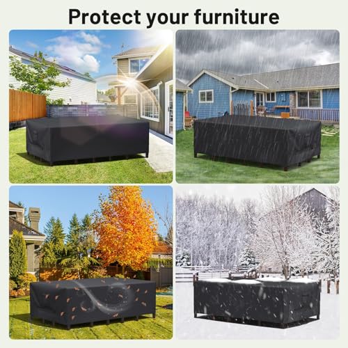 Brosyda Upgraded Patio Furniture Set Cover thumb #5