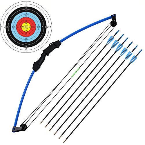 kaimei 35 Junior Compound Bow and Arrow Archery Set Outdoor Sports Game Hunting Toy Gift Bow Kit Set with 6 Arrows for Kids Children Teens Youth -U kaimei 35" Junior Compound Bow and Arrow Archery Set Outdoor Sports Game Hunting Toy Gift Bow Kit Set with 6 Arrows for Kids Children Teens Youth -U