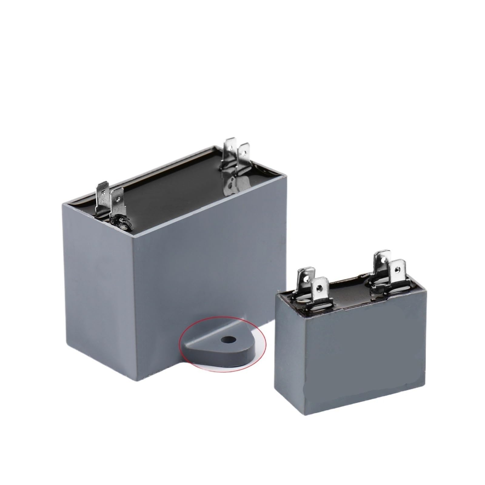 2 pièces CBB61 condensateur de climatiseur ventilateur moteur condensateurs fonctionnement 1.2UF .5UF 3UF 3. 4UF 4. 6UF 6. 8UF(450V2UF)