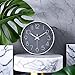 jomparis Wall Clock 12 Inch Non-Ticking Silent Battery Operated Round Wall Clock Modern Elegant Simple Style Clock for Home Office Kitchen Bedroom Living Room