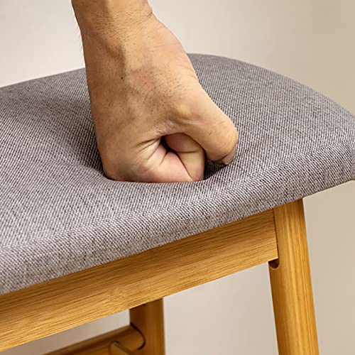 Tabouret à langer en lin pour simplifier la routine matinale des enfants
