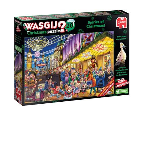 Wasgij Christmas 20, Spirits of Christmas, 2 x 1000 Piece Puzzles, Festive Fun Set of 2 Adults Jigsaw Puzzles - Image 3