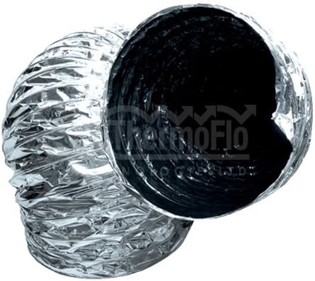 Thermoflo 1500sr Ducting - Flexible Air Duct Industrial Durable Quality, 8" x 20'
