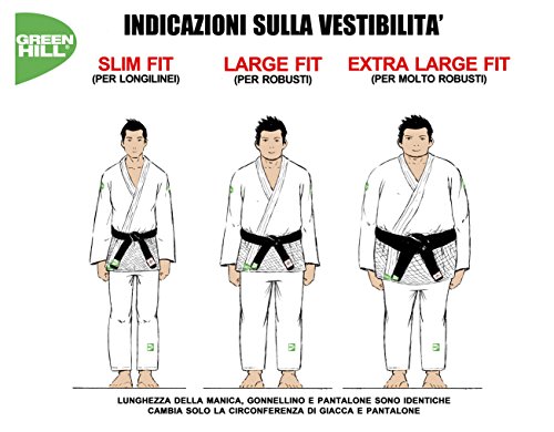 GREEN HILL JUDOGI Blu Professional IJF Approved