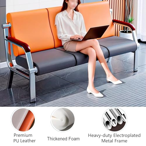 Silla de hospital acolchada ergonómica para sala de espera y salón 8