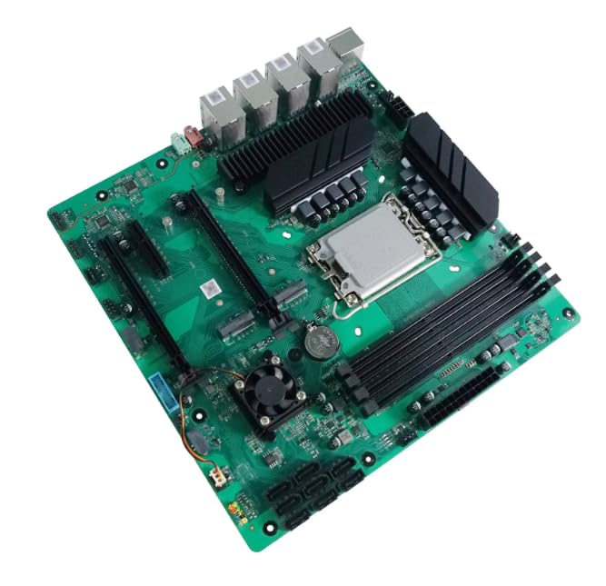 HKUXZR Placa mãe Z690 NAS, computador industrial de roteador macio