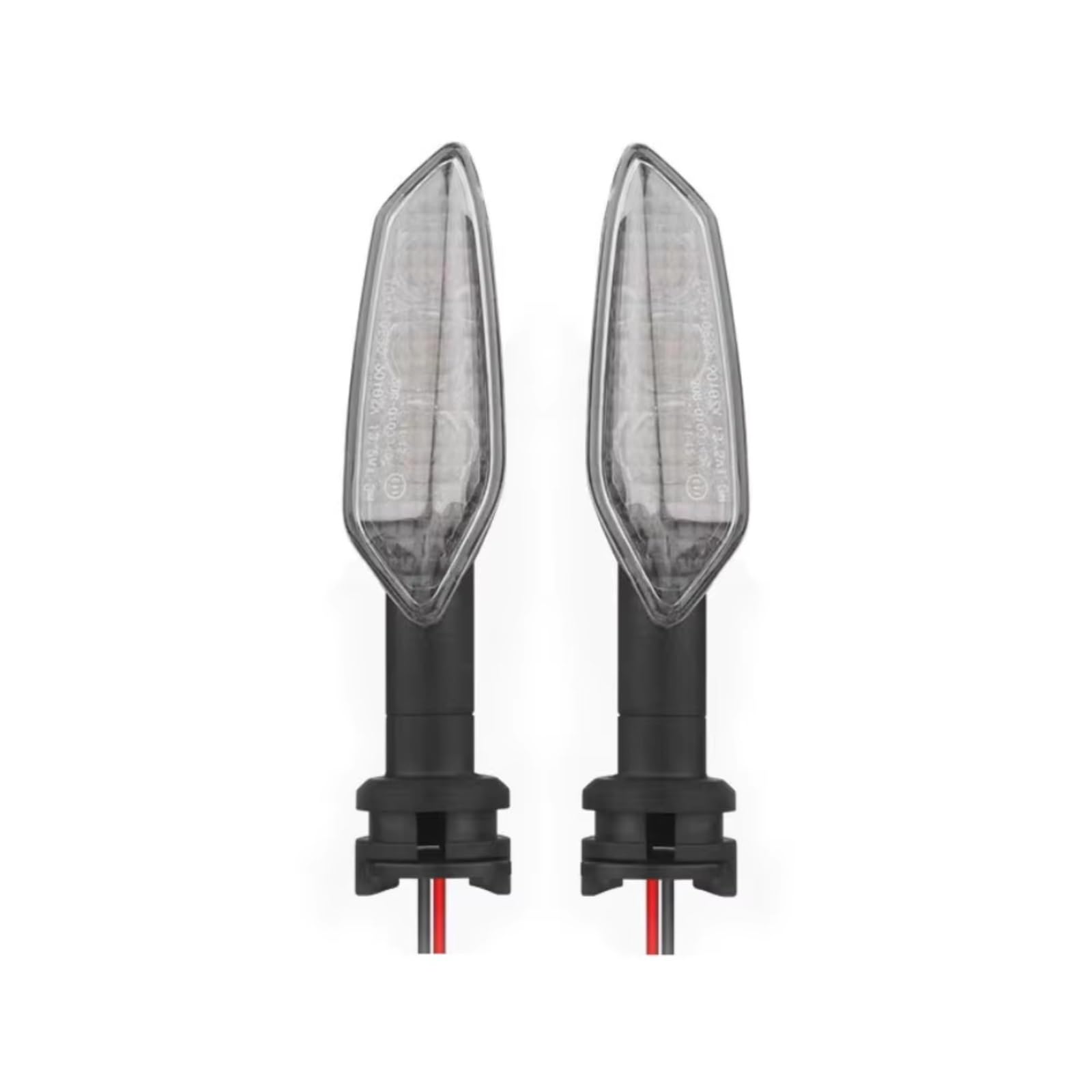 Compatibile con YAMAHA Per FZ16 2008-2013 Per FZ-25 2015-2023 Per FZ-6N 2004-2009 Per FZ-6R 2009-2016 Accessori per indicatori di direzione per moto Indicatori Moto(Clear,2pcs)