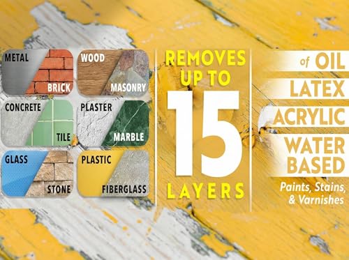 Image of Paint Remover Spray 400ML | Fast Acting Paint Stripper for Wood, Metal, Glass, Steel, Iron, Wall, Acrylic & Automobiles - Non-Acidic Multi-Surface Paint Cleaner