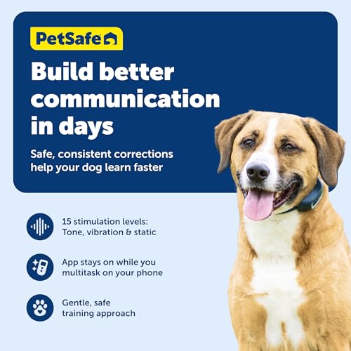 PetSafe Smart Dog Trainer - App Controlled Dog Collar for Training - Bluetooth Wireless System - Adjustable Fit Collar with Safe Stimulation & Multiple Correction Levels - Image 5