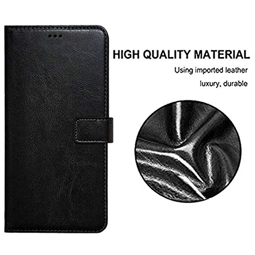 Pinaaki Enterprises Pinaaki Oppo A15s Black Flip Cover Case - Image 3